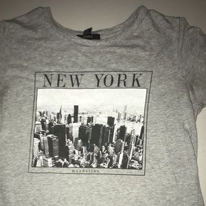 New York Grey Top
